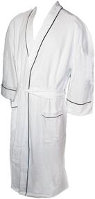 img 1 attached to Waffle Bathrobe 3X Large by Majestic International: Ideal Comfort and Fit for Plus Size Individuals