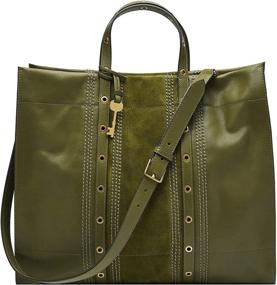 img 1 attached to 👜 Fossil Women's Multicolor Leather Handbag: Stylish and Functional Handbags & Wallets for Women