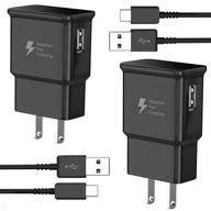 💡 набор адаптивной быстрой зарядки tt&c с длинным кабелем usb type c (6,6 фута) - совместим с samsung galaxy s8/s8 plus/s9/s10/s10 plus/s10e/ s20/s20 plus/s21/s21 ultra/note 8/note 9/note 10/note 20 (пакет из 2) логотип