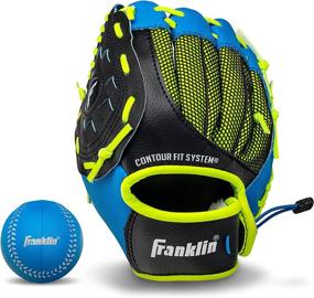 img 4 attached to 🧤 Franklin Sports Teeball Glove - Youth Fielding Glove (Left & Right Handed) - Neo-Grip - Synthetic Leather Baseball Glove (9.0 Inch) - Ready To Play with Ball