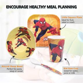 img 1 attached to 🕷 Bringing Fun to Mealtimes with Finex Set Spiderman Meal Matching