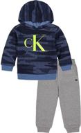 👕 calvin klein granite barbados parasail boys' clothing sets logo