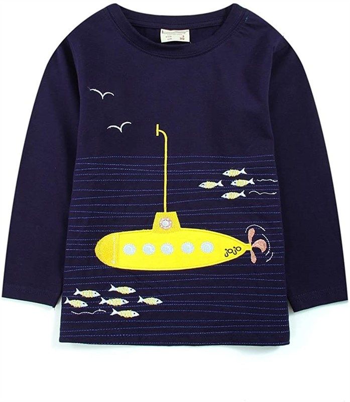 coralup little sleeve t shirt submarine 로고