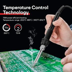 img 1 attached to 🔧 Ergonomic Digital Soldering Function by Eastvolt