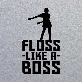 img 3 attached to Youth T-Shirt: Kids Floss Like 🕺 A Boss - Funny Emote Dance, Flossin