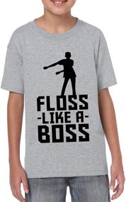 img 1 attached to Youth T-Shirt: Kids Floss Like 🕺 A Boss - Funny Emote Dance, Flossin