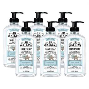 img 4 attached to 🌊 J.R. Watkins Gel Hand Soap: Ocean Breeze, USA Made, Cruelty Free - 6 Pack, 11 Fl Oz