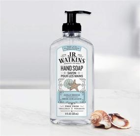 img 1 attached to 🌊 J.R. Watkins Gel Hand Soap: Ocean Breeze, USA Made, Cruelty Free - 6 Pack, 11 Fl Oz