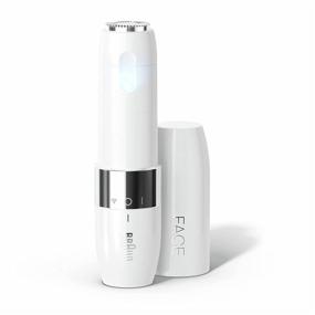 img 3 attached to 🌸 Braun Mini Hair Remover: Gentle & Quick Electric Facial Hair Removal for Women, Perfect Finishing Touch for Upper Lips, Chin & Cheeks | Convenient On-the-Go Solution with Smartlight – Enhance Your Makeup Application