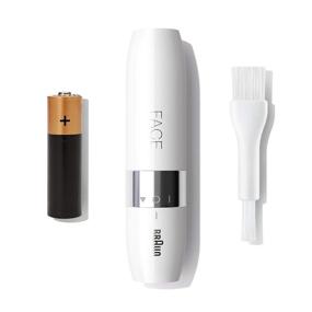 img 2 attached to 🌸 Braun Mini Hair Remover: Gentle & Quick Electric Facial Hair Removal for Women, Perfect Finishing Touch for Upper Lips, Chin & Cheeks | Convenient On-the-Go Solution with Smartlight – Enhance Your Makeup Application