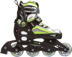 img 3 attached to 🌟 Discover the Ultimate Fun with 5th Element B2-100 Adjustable Kids Recreational Inline Skates