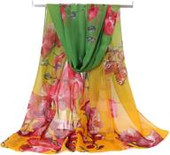 🧣 acotavie women's chiffon scarf – lightweight sheer fashion shawl wrap scarves for versatile styling logo