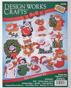 img 2 attached to 🐱 Tobin DW5396 Lots of Kittens Felt Applique Ornaments Kit, 3 by 4-Inch, Set of 13
