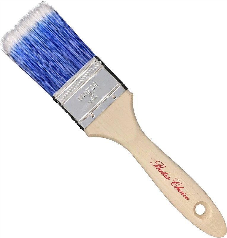 Bates Paint Brushes - 4 Pack, Wood Handle, Paint Brush, Paint Brushes Set,  Professional Wall Brush Set, House Paint Brush, Trim Paint Brush, Sash