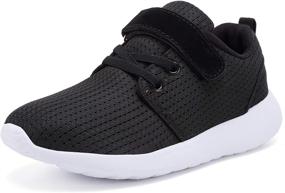 img 4 attached to 👟 TOEDNNQI Lightweight Breathable Sneakers for Boys' Athletic Shoes