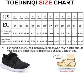 img 1 attached to 👟 TOEDNNQI Lightweight Breathable Sneakers for Boys' Athletic Shoes