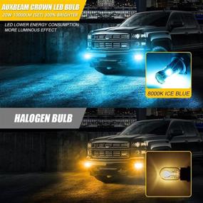 img 2 attached to Auxbeam 9005 9006 LED Fog Light Bulbs Ice Blue 10000 Lumens 20W 9005/9006 LED Bulb 1860 SMD Chips 12V LED 9005/9006 Bulb High Power (Set Of 2)