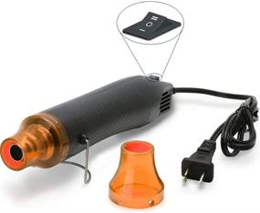 img 4 attached to 🔥 Versatile and Portable Heat Gun: Adjustable Temperature 300W Handheld Gun for DIY Crafts, Shrink Wrapping, Paint Drying, and More!