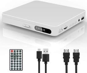 img 4 attached to 📀 Compact Mini DVD Player with HDMI Output/USB Input, All Region Free, HD 1080P, USB Supported, HDMI/AC Cables Included