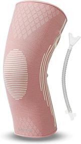 img 4 attached to LIZUTECH Knee Brace: Advanced Support Sleeve for Women, Double-Sided Spring Stabilizers, Ideal for Running, Jump Roping, Meniscus Tears, ACL, MCL, Arthritis, and Tendonitis Relief