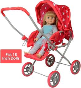 img 2 attached to 👶 Travel Bassinet Stroller: Printed Doll