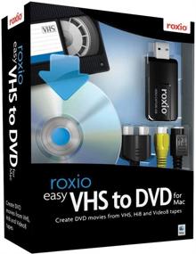 img 4 attached to 📼 Roxio Easy VHS to DVD для Mac: Конвертирование видеокассет VHS, Hi8 и V8 в DVD или цифровой формат [Диск для Mac]