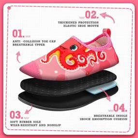 img 2 attached to 👟 Кроссовки Crova Non Slip Barefoot Sports для мальчиков: идеальны для активных занятий на улице