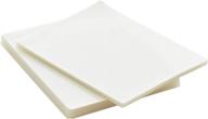 amazon basics clear thermal laminating plastic paper laminator sheets - 9 x 11.5-inch, 200-pack: superior quality and value logo