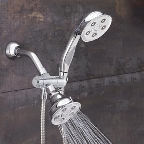 img 3 attached to 🚿 Speakman Caspian Anystream 2-Way Shower Combination, Polished Chrome - 2.5 GPM