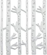 🌳 zbfwmx forest tree metal cutting dies stencil for diy scrapbooking embossing tool, paper cards album decoration - branches design logo