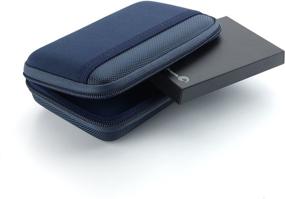 img 3 attached to Keep Your Portable Hard Drive Safe On the Go with Drive Logic DL-64 Portable EVA Carrying Case Pouch in Blue