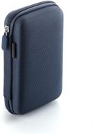 keep your portable hard drive safe on the go with drive logic dl-64 portable eva carrying case pouch in blue logo