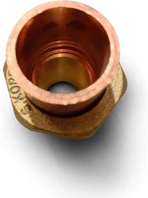 img 3 attached to 🔩 Lead-Free Copper Union Fitting: 1-Inch Sweat to Male Threaded Connects by Supply Giant DDNV0001