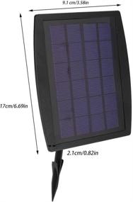 img 3 attached to 🐠 Solar Powered Aquarium Air Pump: Enhance Oxygen Levels with Adjustable Pond Aerator and LED for Outdoor Fish Tank and Pool