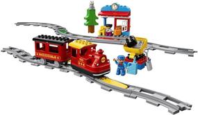 img 3 attached to LEGO DUPLO Steam Train 10874 Remote-Control Building Blocks Set 🚂 - Fun & Educational Birthday Gift for Toddlers - 59 Pieces