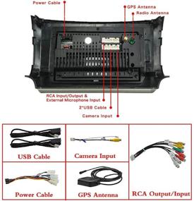 img 2 attached to 🚗 Android 10.1 Автомобильное радио-стерео навигация Bluetooth сенсорный экран Мультимедиа для Nissan Sentra 2013-2017, поддерживающий функцию Mirror Link Play.