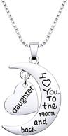 🎁 hofoya daughter necklace: heartfelt jewelry gift from mom and dad, perfect for birthday or christmas logo