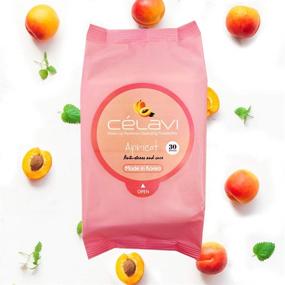 img 2 attached to Celavi Makeup Removing Wipes 30 Count (3 Packs) - Apricot, Vitamin, and Cucumber Infused