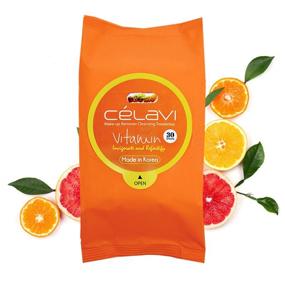 img 1 attached to Celavi Makeup Removing Wipes 30 Count (3 Packs) - Apricot, Vitamin, and Cucumber Infused