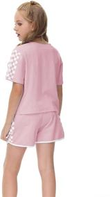 img 2 attached to Girls Tracksuit Pieces Shorts Pyjama