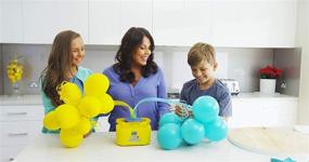 img 1 attached to 🎈 Bunch O Balloons Self-Sealing Party Balloons with Portable Electric Air Pump - 40 Self-Sealing Gold Latex Balloons for Celebrations: A Zuru Balloon Bundle