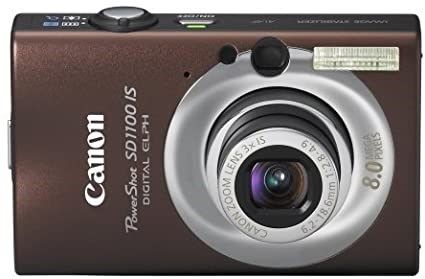 canon powershot sd1100is 8mp digital camera with 3x optical image stabilized zoom (brown) logo