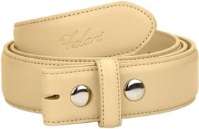 img 3 attached to Falari Replacement Genuine Leather Without Men's Accessories in Belts