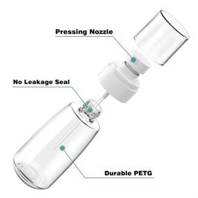 img 2 attached to MoKo Portable Refillable Container for Skincare: Stay Hydrated on-the-go!