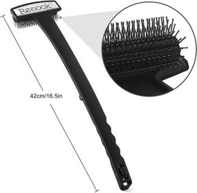 img 1 attached to 🖐️ RENOOK Folding Back Scratcher: Ultimate Exfoliating Body Brush with Oversized Bristles, Massage Rollers, and Labor-Saving Long Handle - Stop Itching and Indulge in Flexible Bliss!