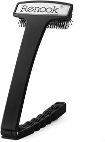 img 3 attached to 🖐️ RENOOK Folding Back Scratcher: Ultimate Exfoliating Body Brush with Oversized Bristles, Massage Rollers, and Labor-Saving Long Handle - Stop Itching and Indulge in Flexible Bliss!