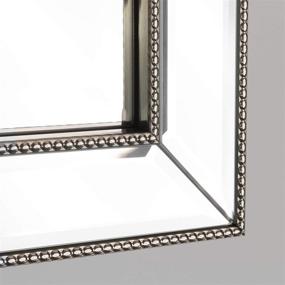 img 1 attached to Head West 6297 Medicine Cabinet Mirror, 16x26, White/Silver