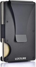 img 4 attached to Sleek Metal Pocket Wallet: Minimalist Design for Organized Essentials