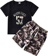 👕 camouflage toddler t shirt set - aalizzwell boys' clothing collection logo