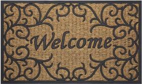 img 2 attached to 🌿 Achim Home Furnishings Vines Coco Door Mat: Elegant 18x30" Entrance Mat